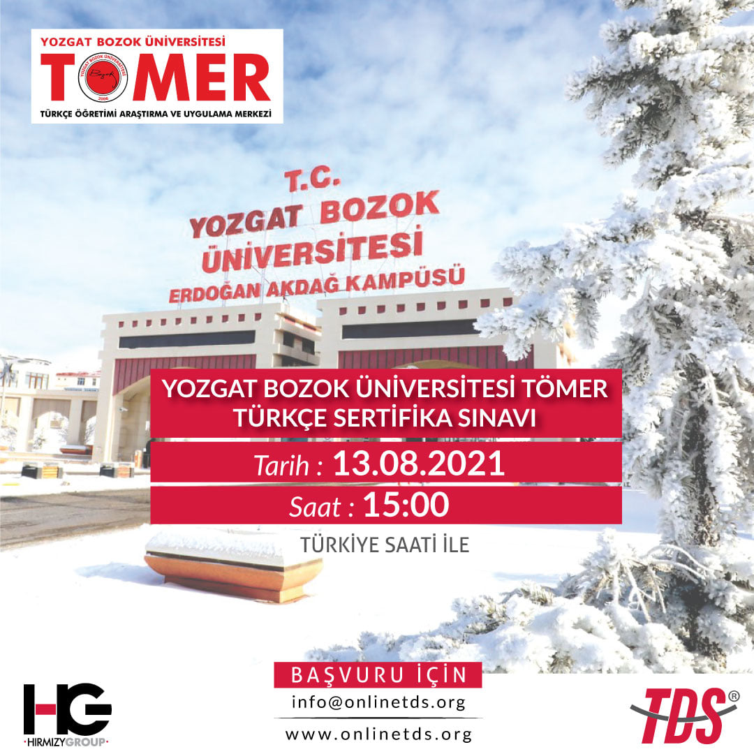 Yozgat-Bozok-Universitesi-TOMER-Turkce-Sertifika-Sinavi
